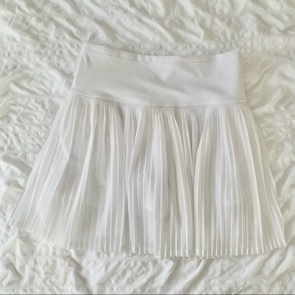 New Ibkul White Tennis Skirt Skort UPF 50 - Picture 1 of 8
